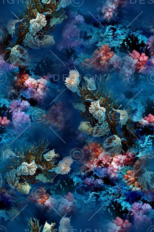 珊瑚印花华亿平台图片