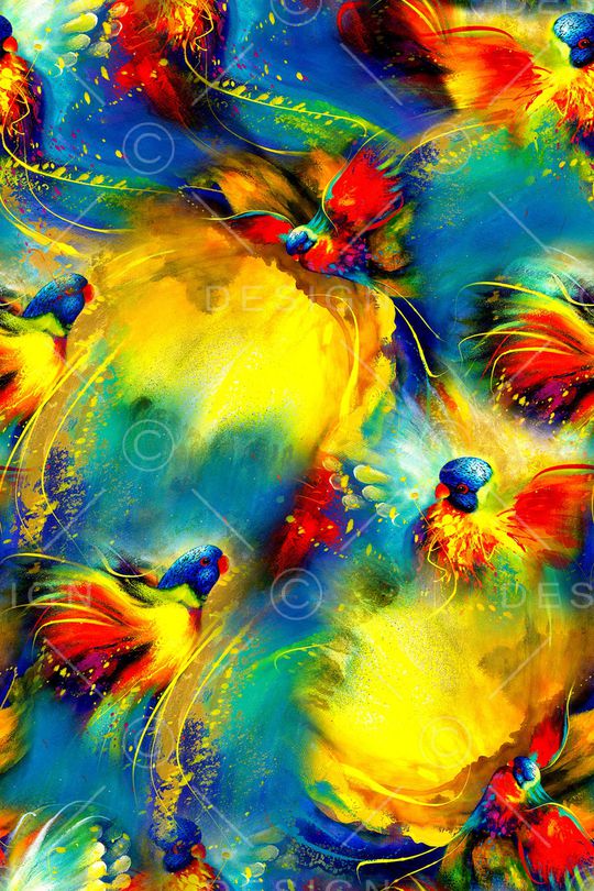 鸟印花华亿平台图片