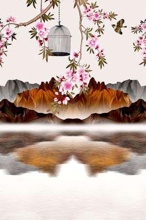 鸟印花华亿平台图片