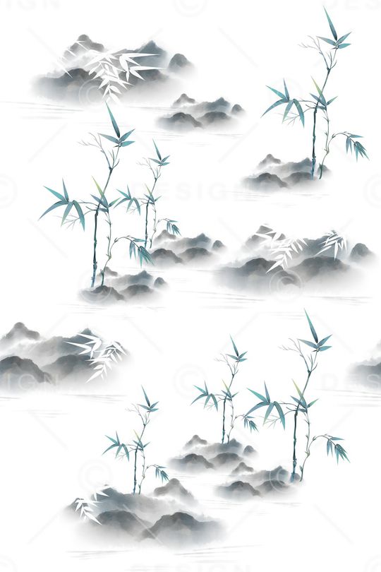 竹子印花华亿平台图片