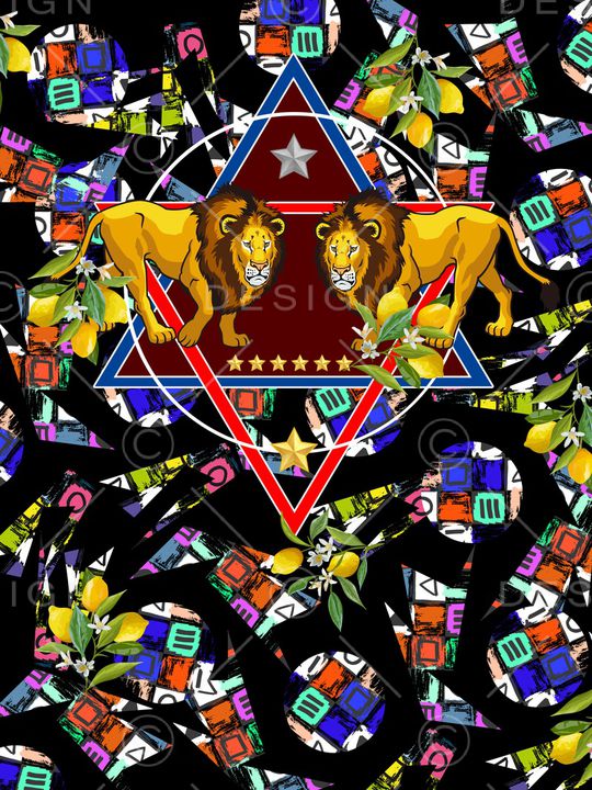 抽象印花华亿平台图片