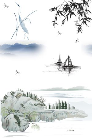 中国风印花华亿平台图片