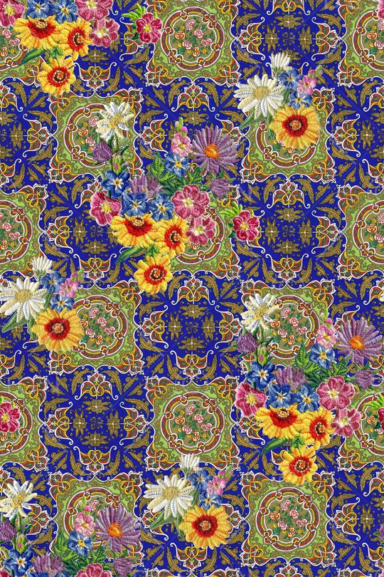 民族风印花华亿平台图片