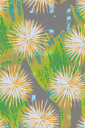 植物印花华亿平台图片