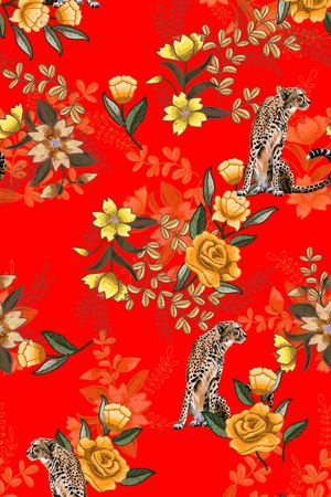 中国风印花华亿平台图片