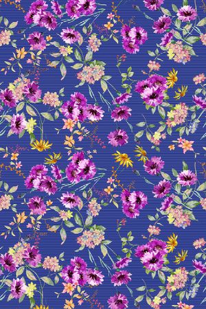 小碎花印花华亿平台图片