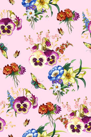 1040673-蝴蝶花卉 1804375c