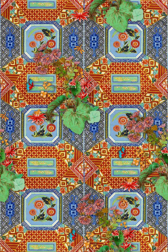 民族风印花华亿平台图片