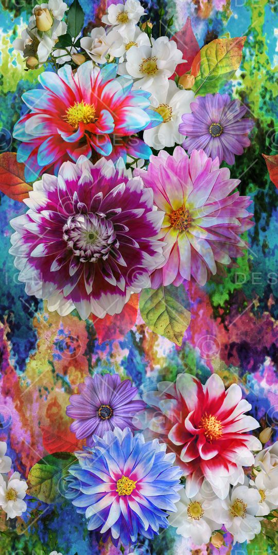 混合拼接印花华亿平台图片