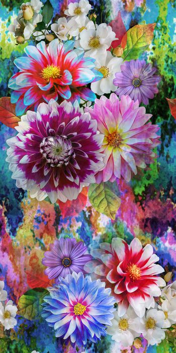 混合拼接印花华亿平台图片