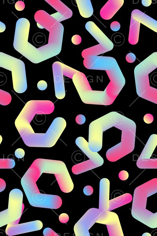 抽象印花华亿平台图片