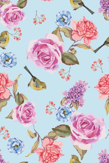 鸟印花华亿平台图片