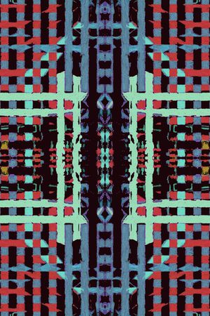 格子印花华亿平台图片