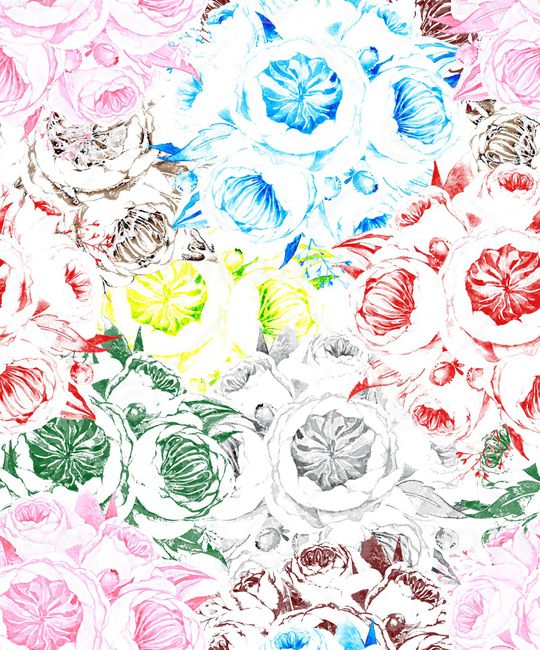 抽象印花华亿平台图片