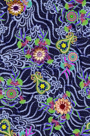 民族风印花华亿平台图片