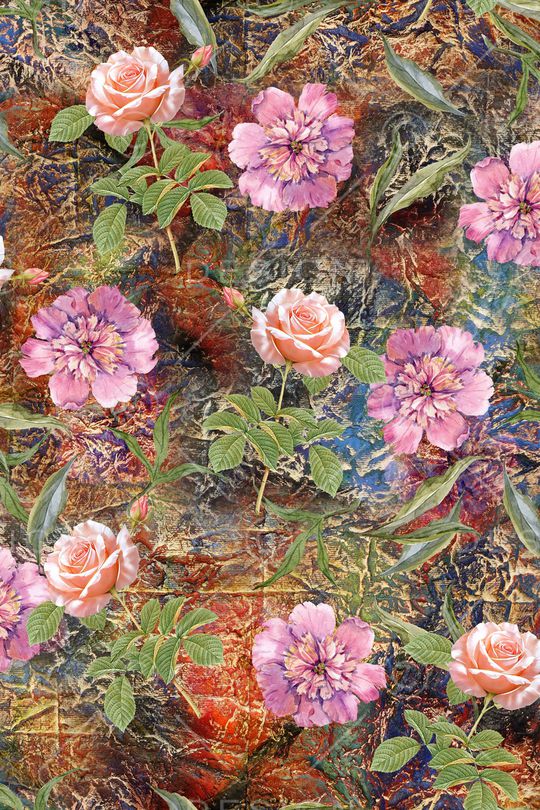 小碎花印花华亿平台图片