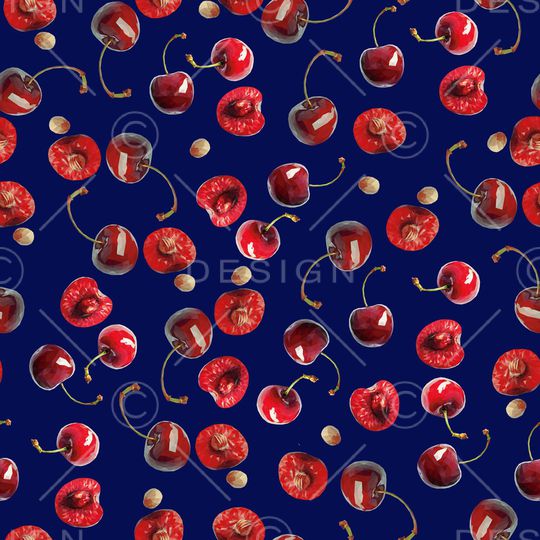 黑底花卉印花华亿平台图片