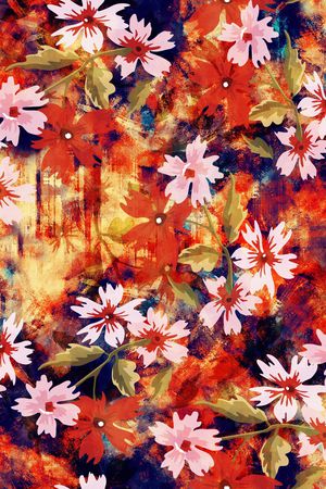 小碎花印花华亿平台图片