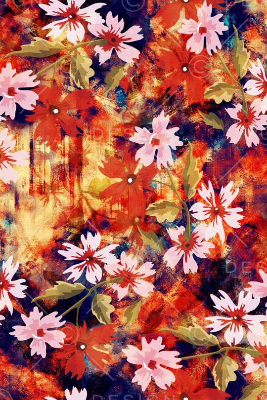 小碎花印花华亿平台图片