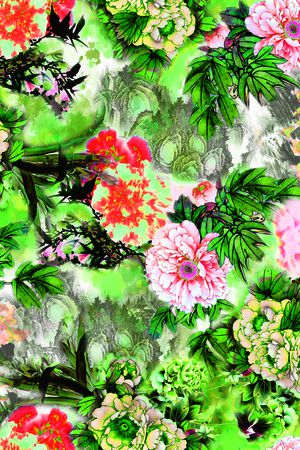 大花印花华亿平台图片