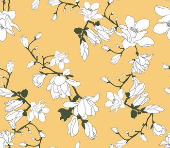 1041664-清新玉兰女装浅底1