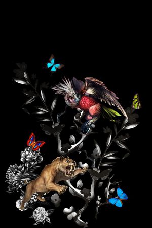 鸟印花华亿平台图片