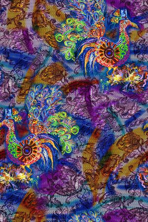 抽象印花华亿平台图片