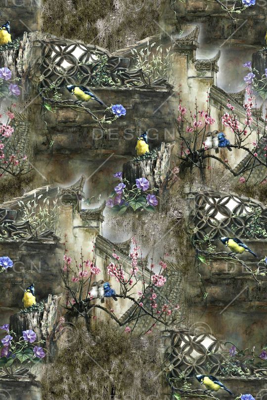 抽象印花华亿平台图片