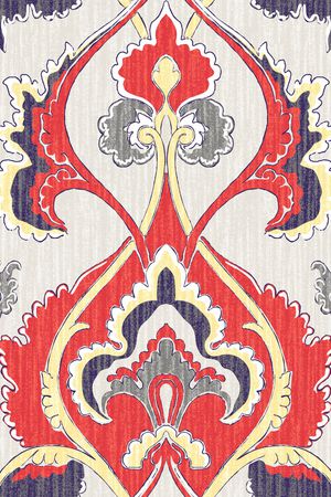 大马士革纹印花华亿平台图片