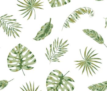 棕榈树印花华亿平台图片