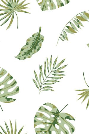 棕榈树印花华亿平台图片