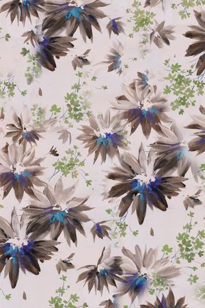 抽象花卉印花华亿平台图片