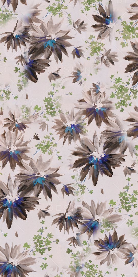 抽象花卉印花华亿平台图片