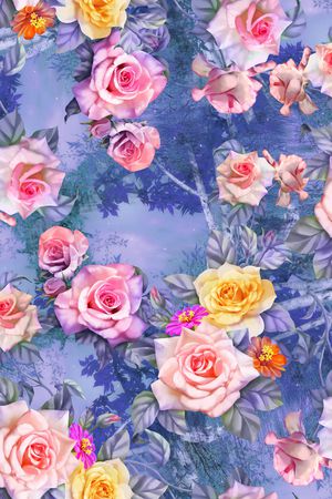 数码华亿平台印花华亿平台图片