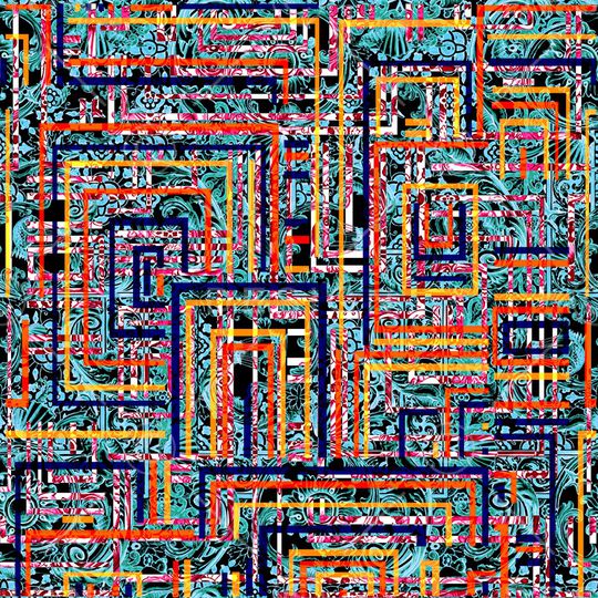 条纹印花华亿平台图片