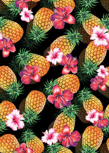 植物印花华亿平台图片