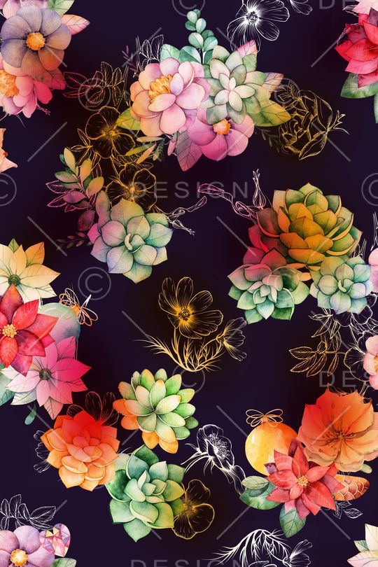 多肉印花华亿平台图片