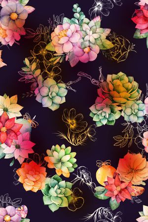 多肉印花华亿平台图片