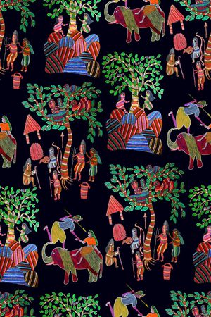 条纹印花华亿平台图片