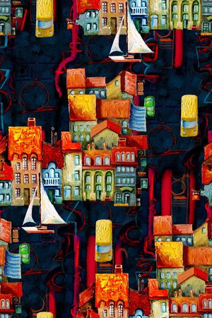 抽象印花华亿平台图片