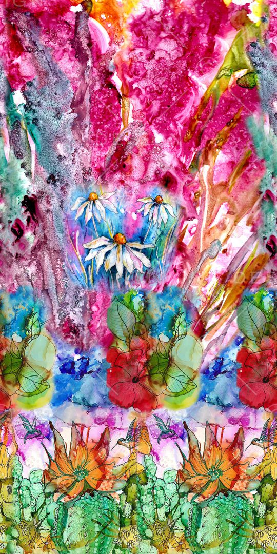 抽象印花华亿平台图片