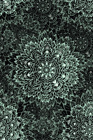 抽象花卉印花华亿平台图片