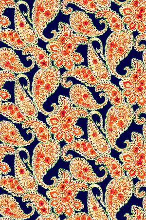 佩斯利印花华亿平台图片