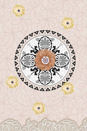 民族风印花华亿平台图片