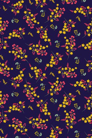 小碎花印花华亿平台图片