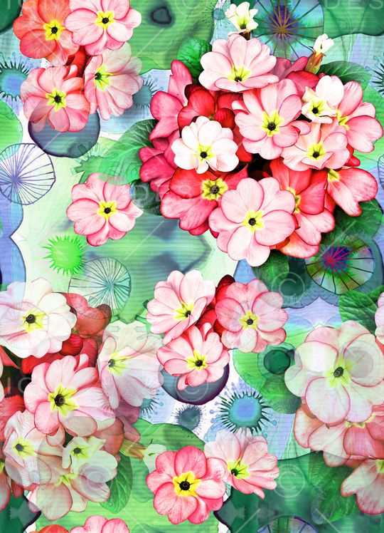 混合拼接印花华亿平台图片