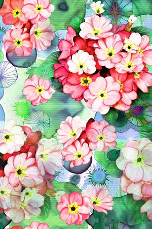 混合拼接印花华亿平台图片