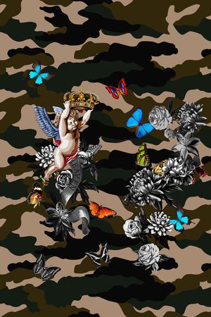 动物花卉印花华亿平台图片