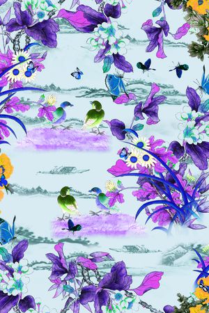 数码华亿平台印花华亿平台图片