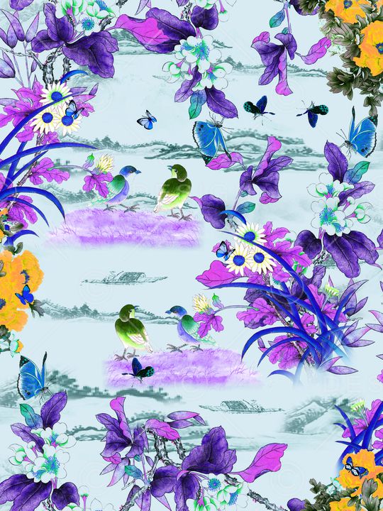 数码华亿平台印花华亿平台图片